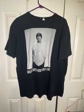 Black Graphic Men’s Tee – 'Whatever You Say I Am'